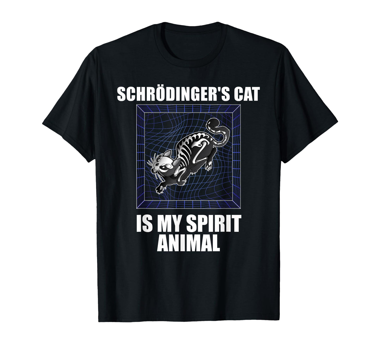 Physics Quantal Student Nerd Dead Alive Schrödinger Cat T-Shirt