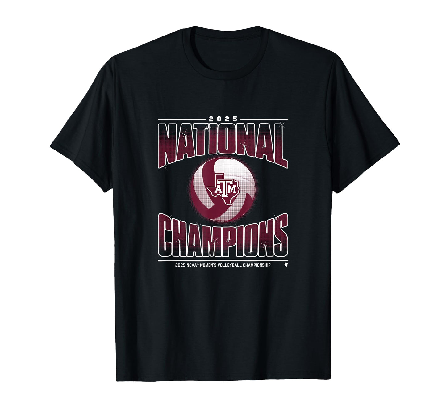 Texas A&M Women's Volleyball - 2025 NCAA Champions T-Shirt