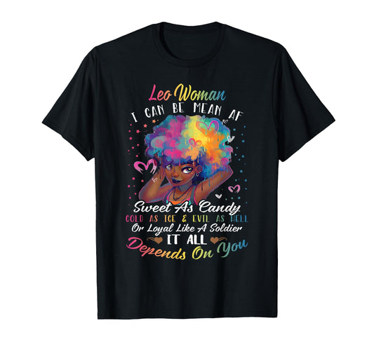 Leo woman T Shirt I'm A Leo Girl Shirt For Women T-Shirt