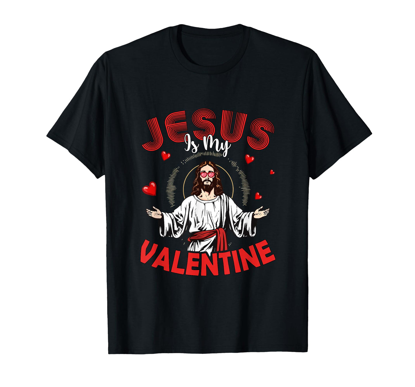 My Valentine Jesus Christian Lover Matching Family Kids T-Shirt