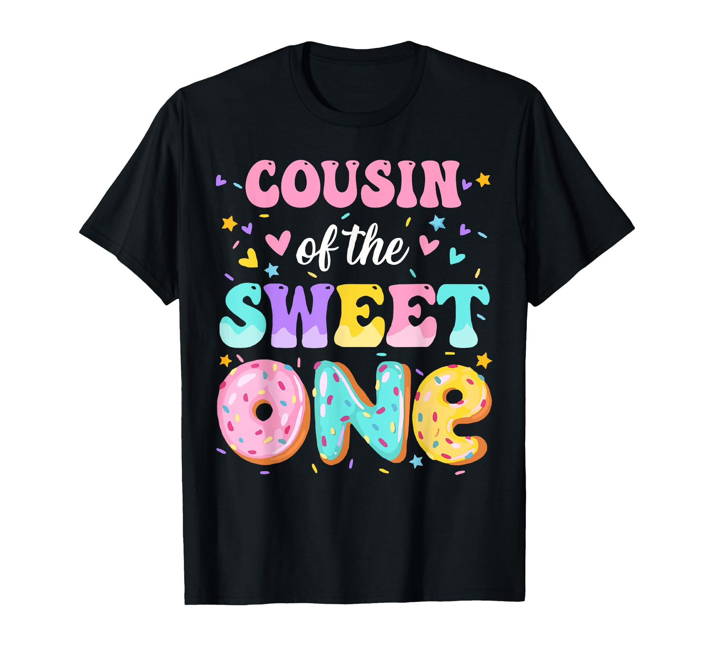 Cousin Of The Sweet One 1st Birthday Donut Theme Family T-Shirt
