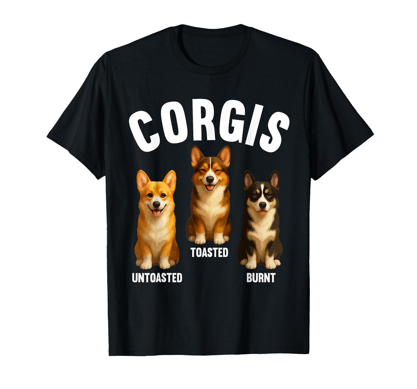 Funny Corgi Design for Men Women Kids Pet Dog Corgi Lovers T-Shirt