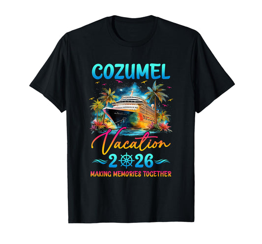 Cozumel Family Vacation 2026 Matching Group Summer T-Shirt