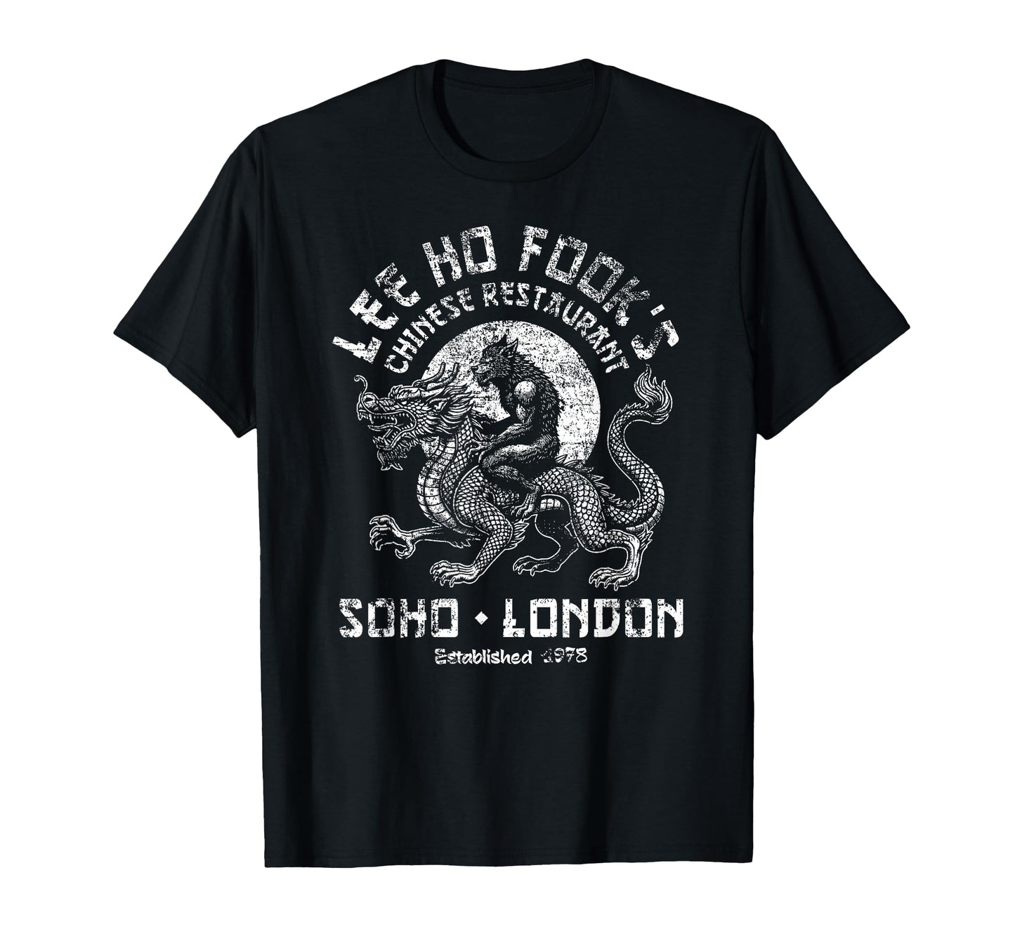 Lee Ho Fook's Chinese Restaurant Soho London Est. 1978 Aged T-Shirt