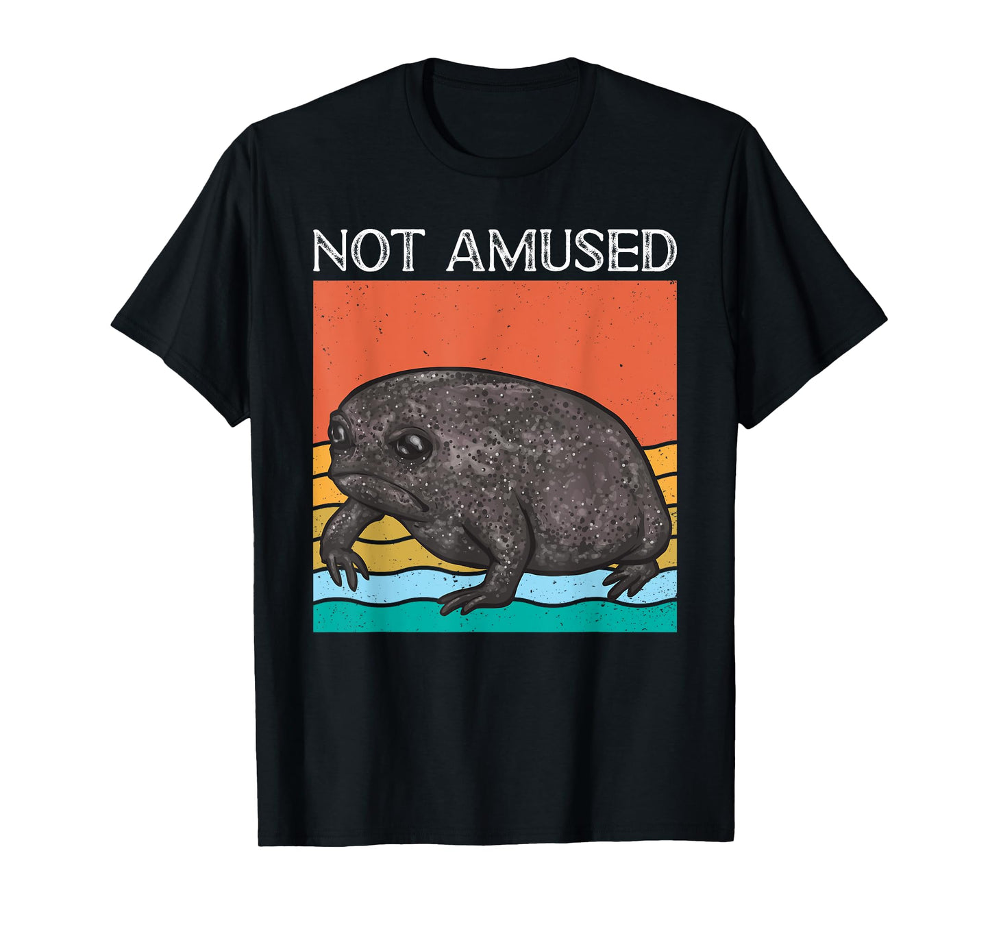 Black Rain Frog Not Amused Black Desert Rain Frog T-Shirt