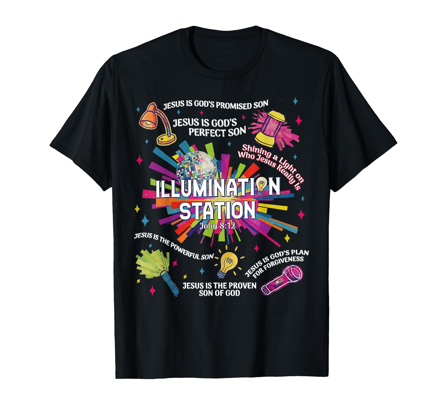 Illumination Station VBS 2026 Bible School Christian Lights T-Shirt