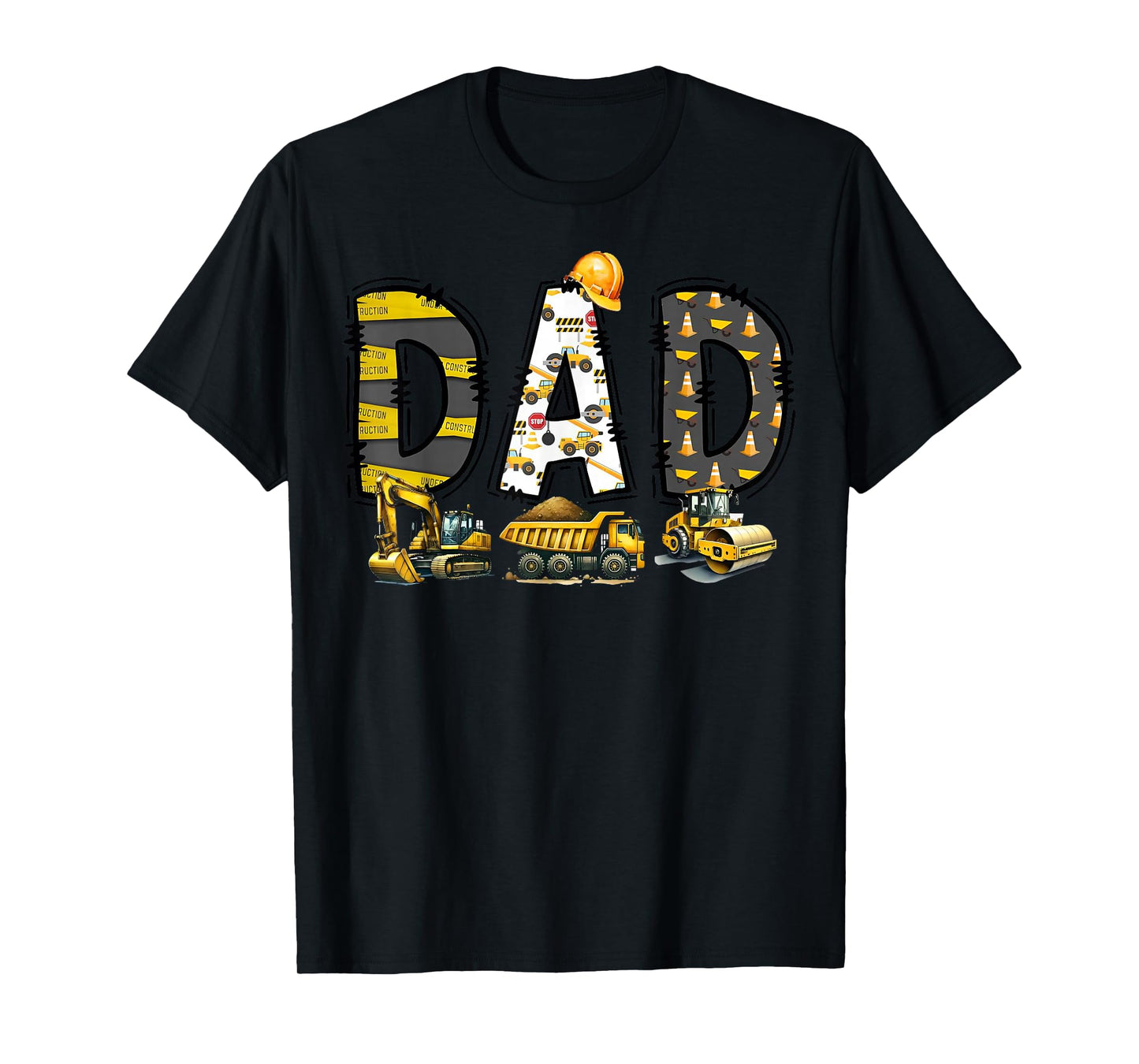 Mom and Dad Construction Birthday Boys Toddler Kids Family T-Shirt