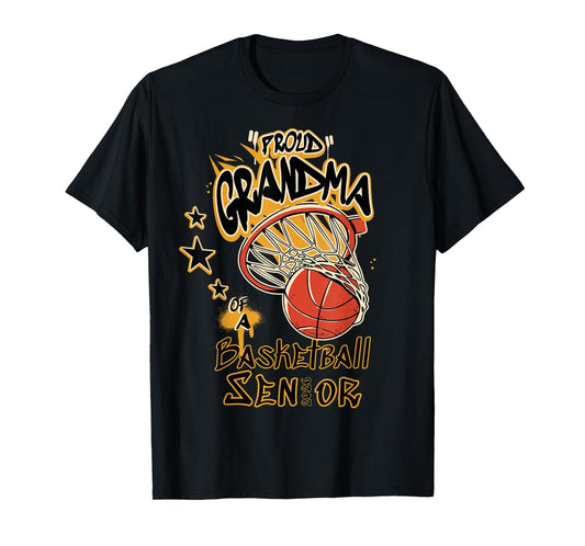 Proud Grandma of A Basketball Senior 2026 Graduate T-Shirt