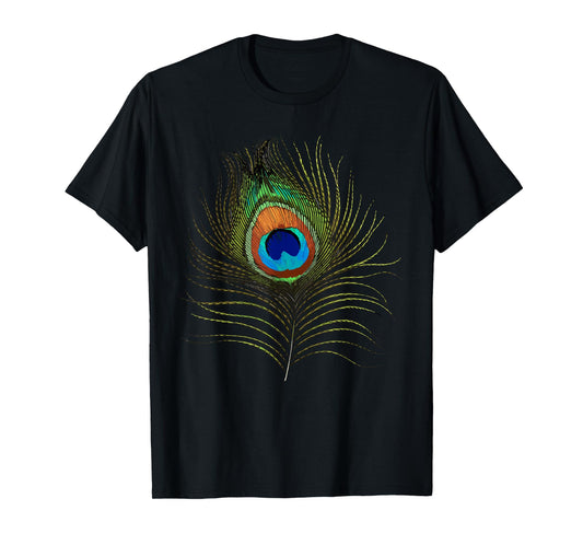 Funny Peacock Art For Men Women Adult Feather Peacock Lover T-Shirt