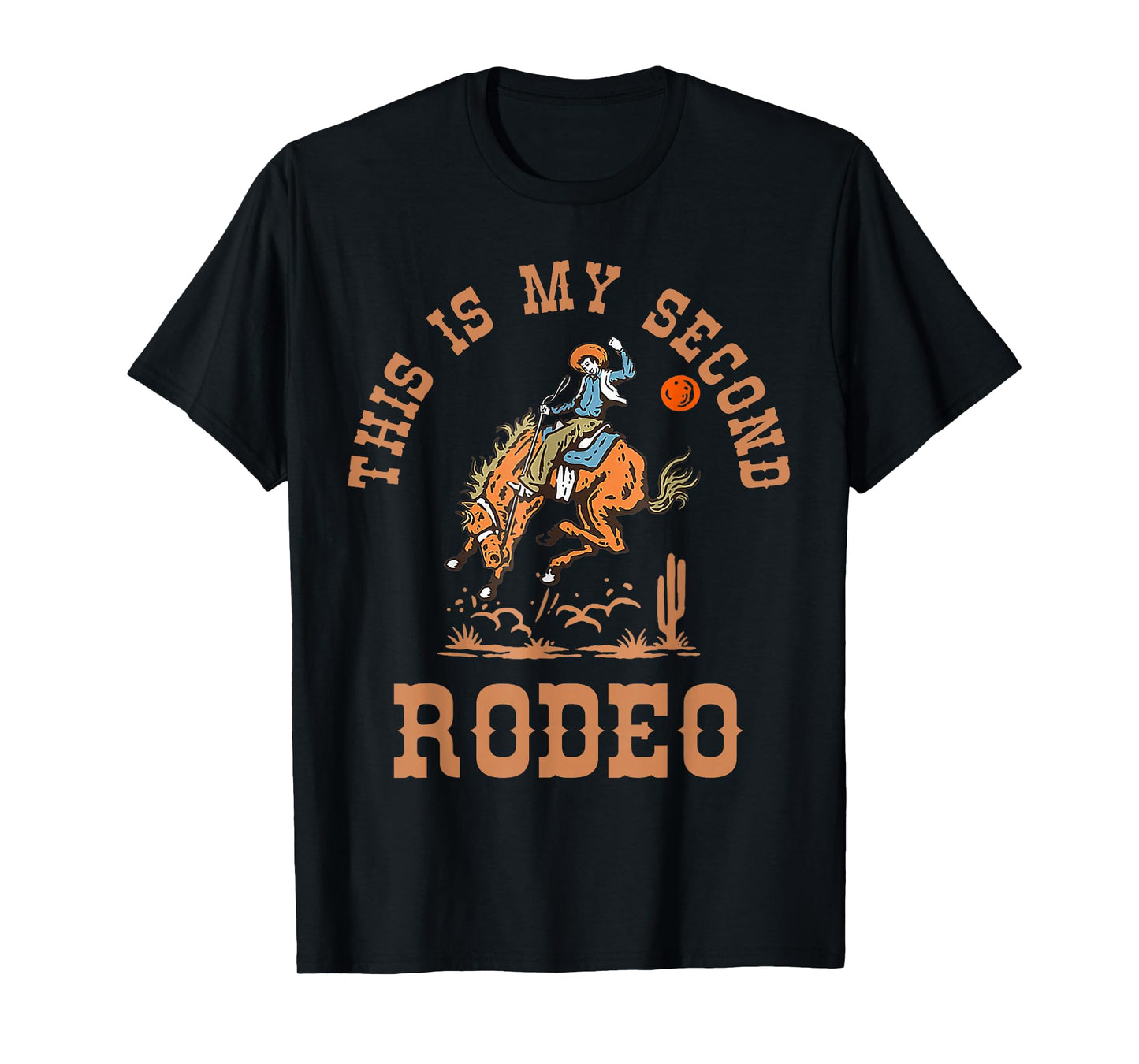 This is My Second Rodeo Western 2nd Birthday Boy Cowboy Kids T-Shirt