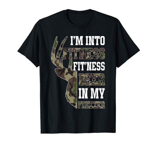 Retro Camo Deer Hunting Funny Wildlife Hunter Men Women T-Shirt
