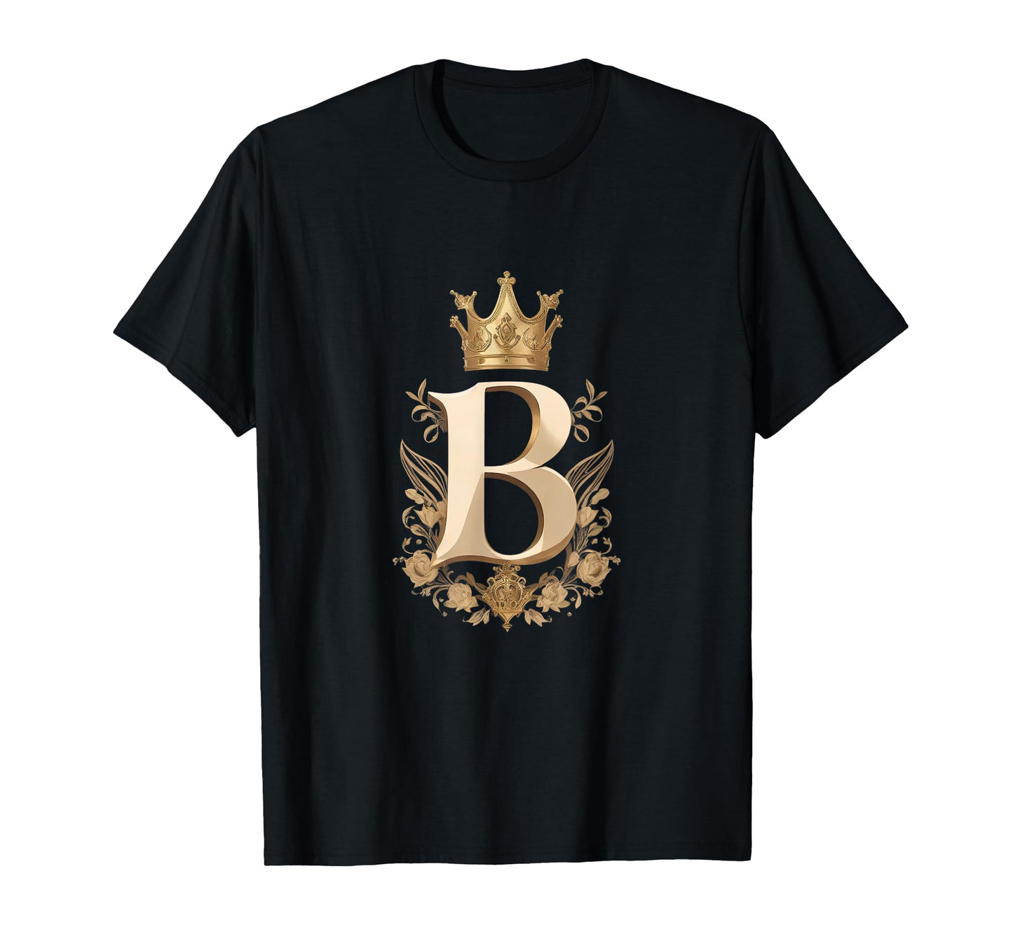 Funny Birthday Queen B - Letter B And Crown (Bee) T-Shirt