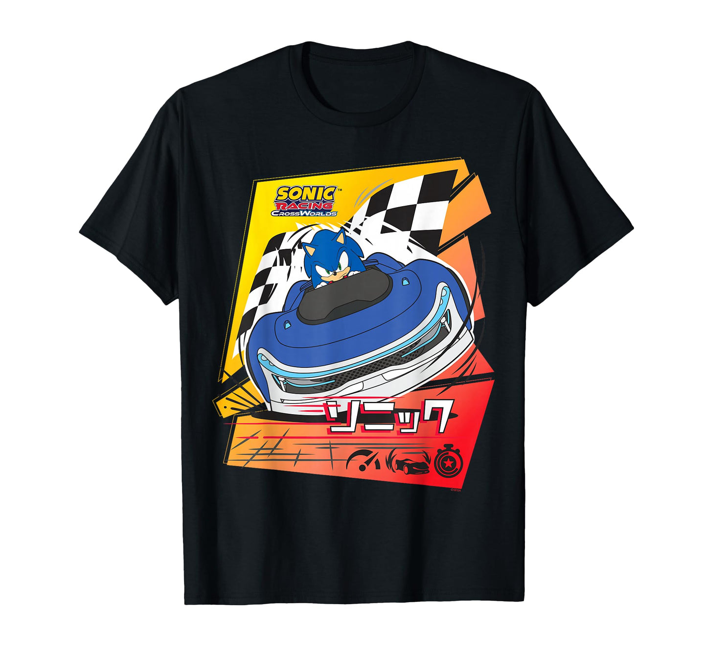 Sonic Racing CrossWorlds - Gotta Drive Fast Sonic T-Shirt