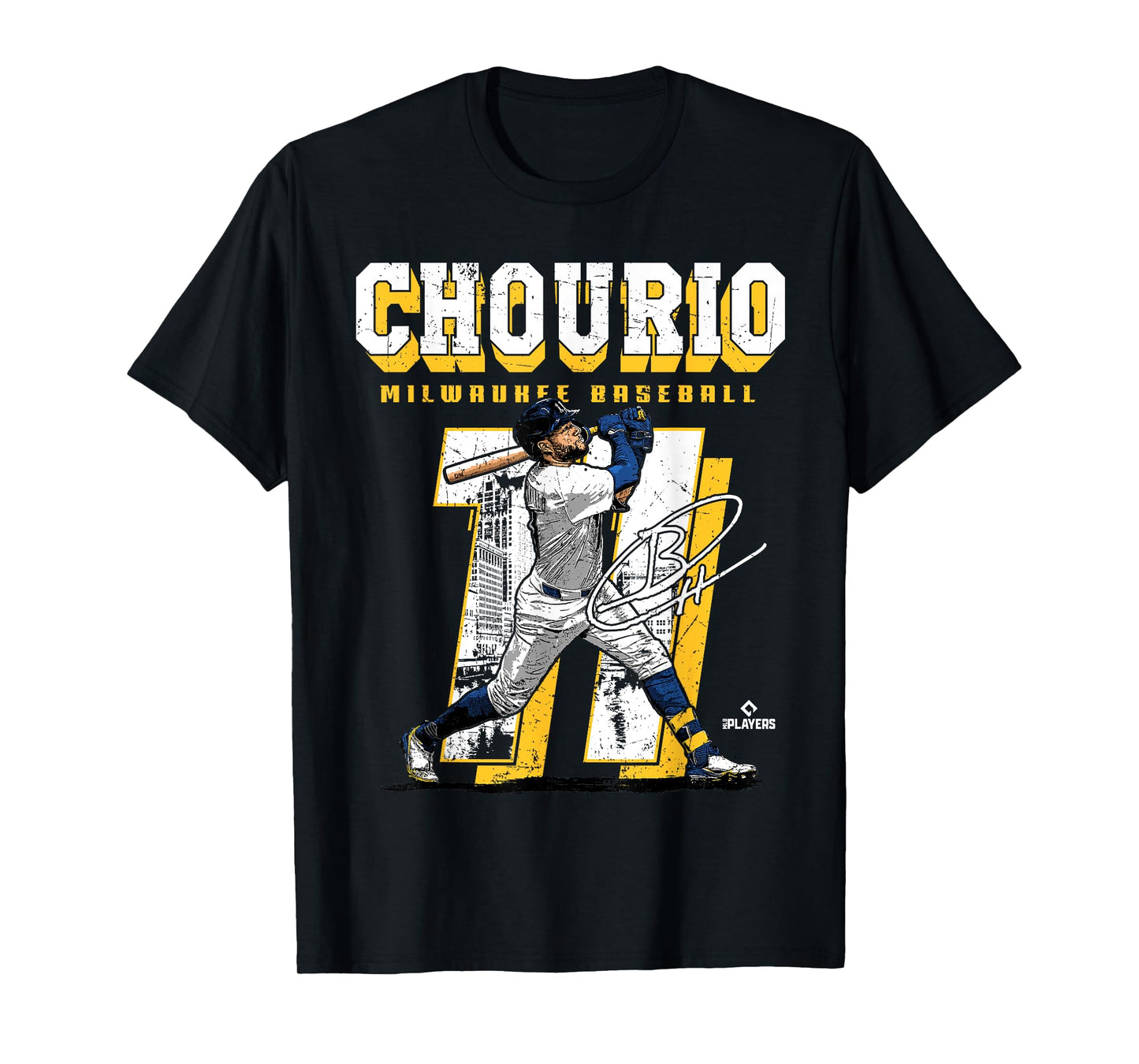 Jackson Chourio | Milwaukee MLB Baseball Player | MLBJCH201M T-Shirt