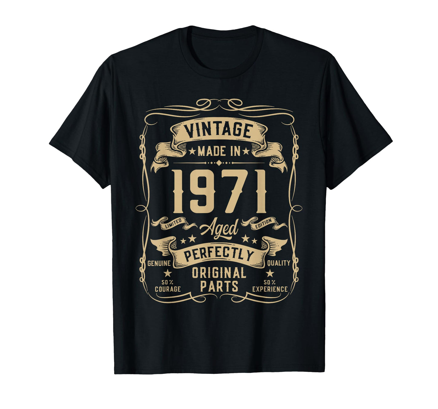 Vintage 1971 55yr 55th Birthday Gifts for Men 55 Years Old T-Shirt
