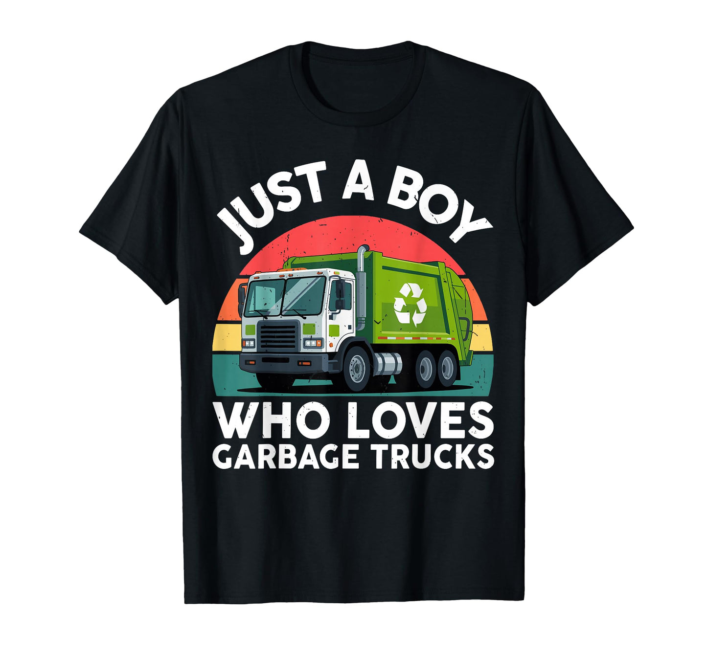 Toddler Boy Who Loves Garbage Truck Birthday Outfit Trash T-Shirt