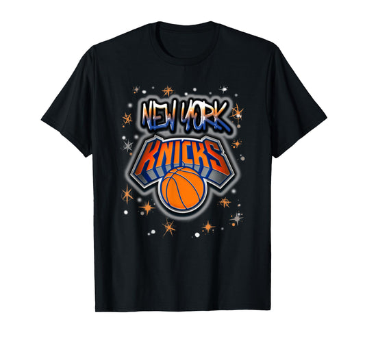 NBA New York Knicks Airbrush Logo T-Shirt