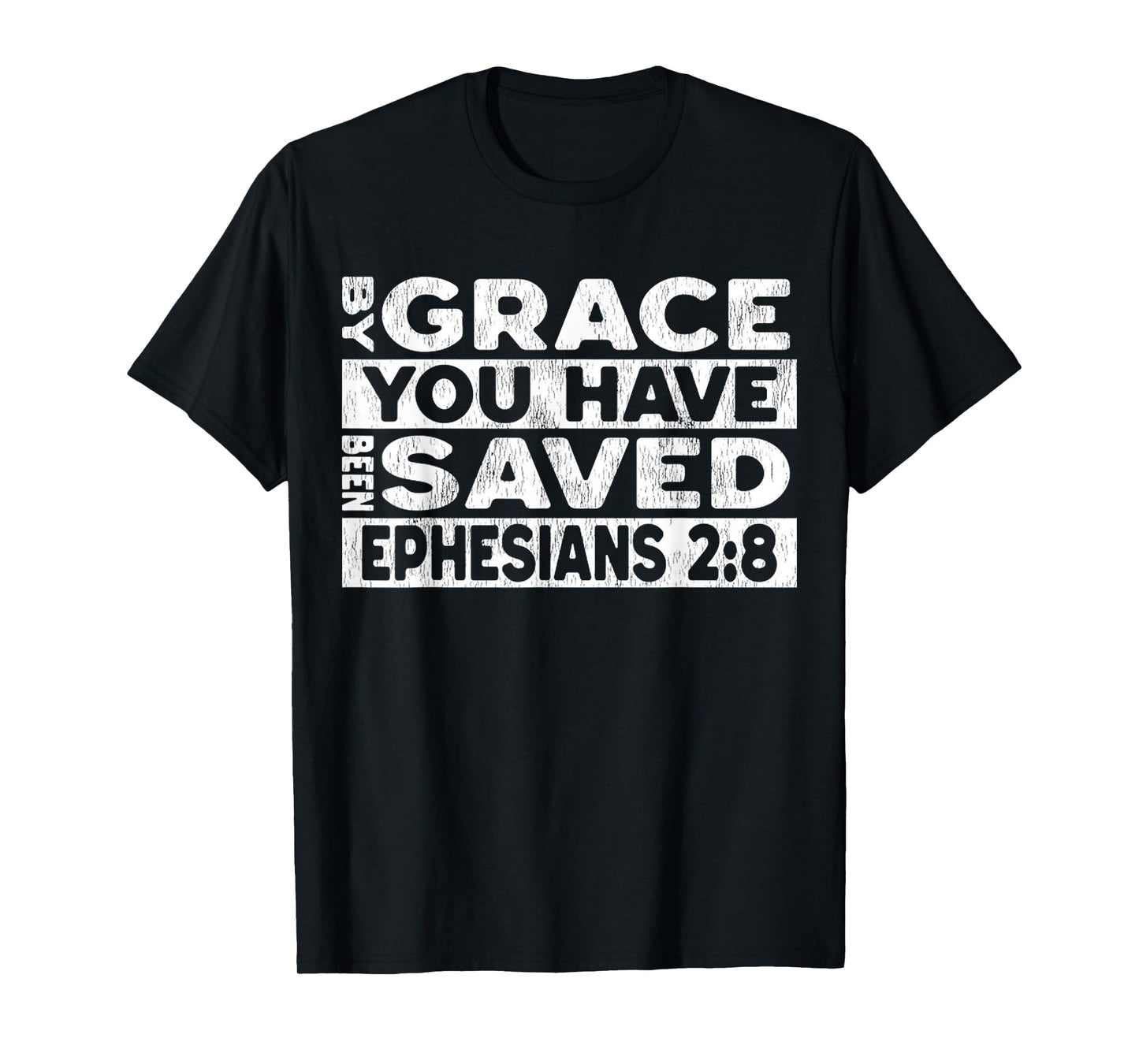 Vintage by Grace You Have Been Saved Faith Christian T-Shirt