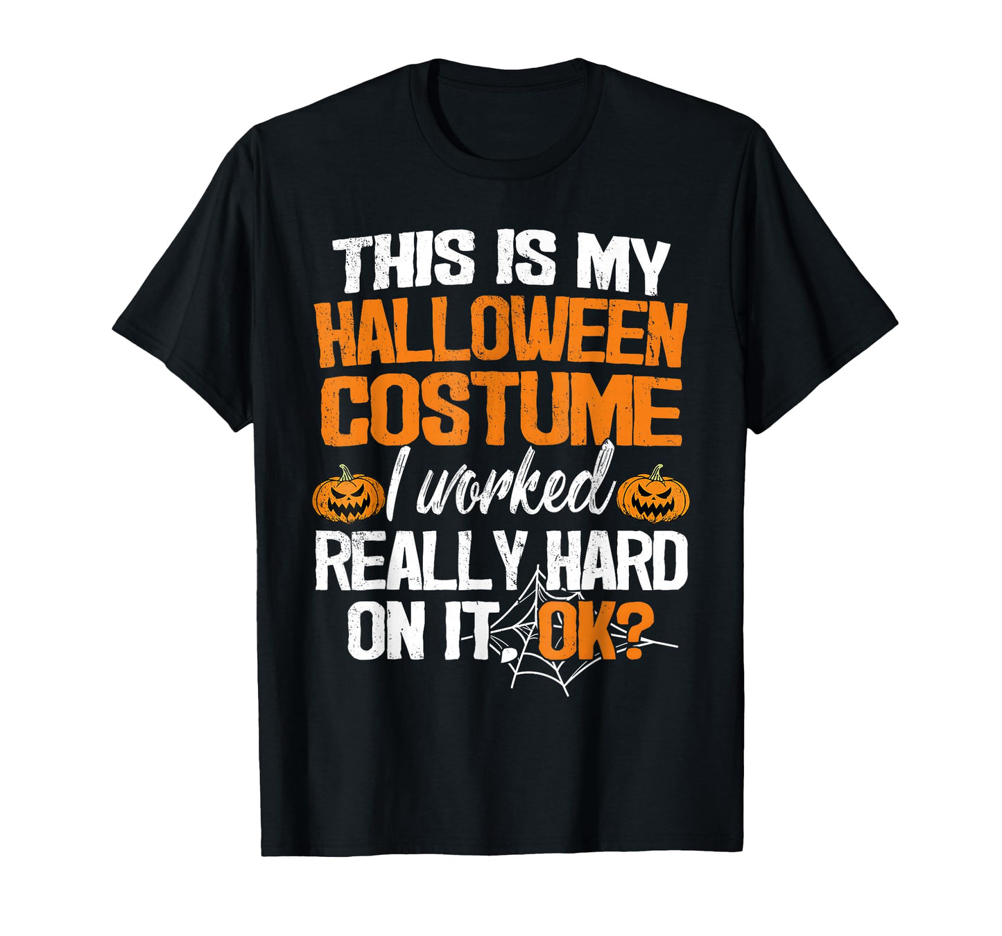 Funny Easy This Is My Halloween Costume DIY Last Minute T-Shirt