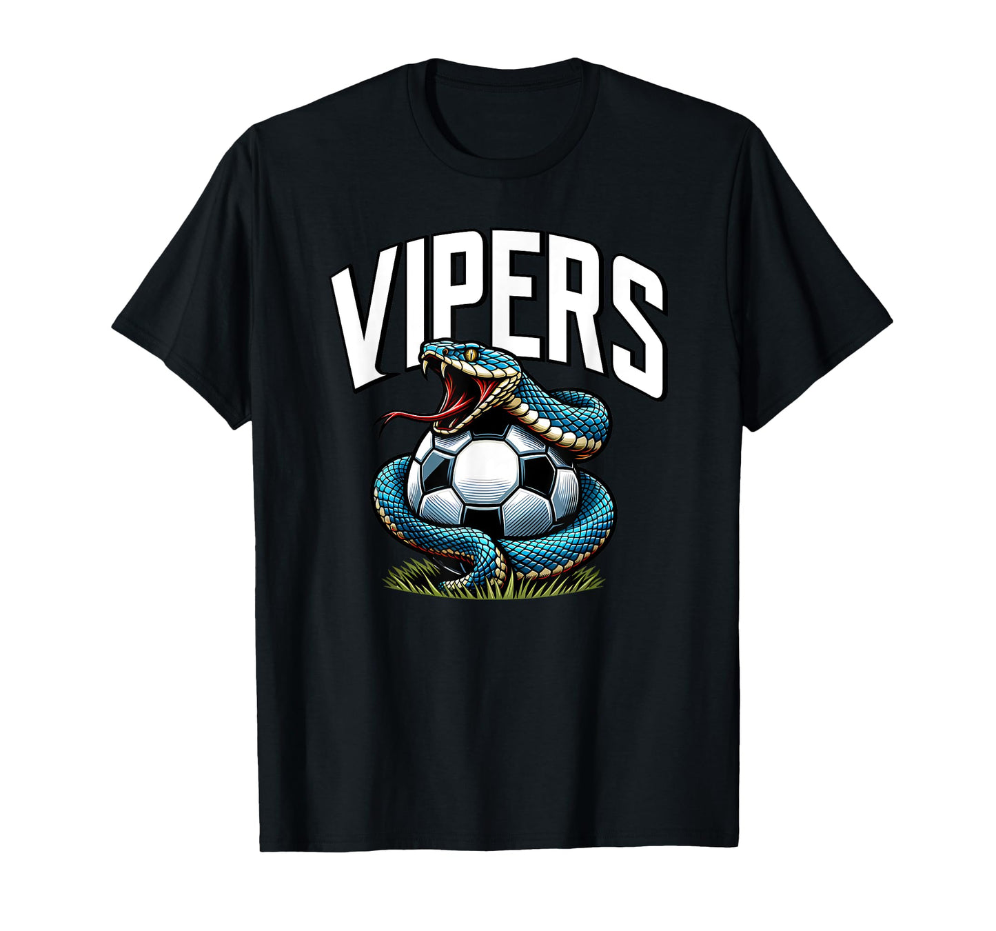 Vipers Soccer Mascot for Youth Teams Players and Fans T-Shirt