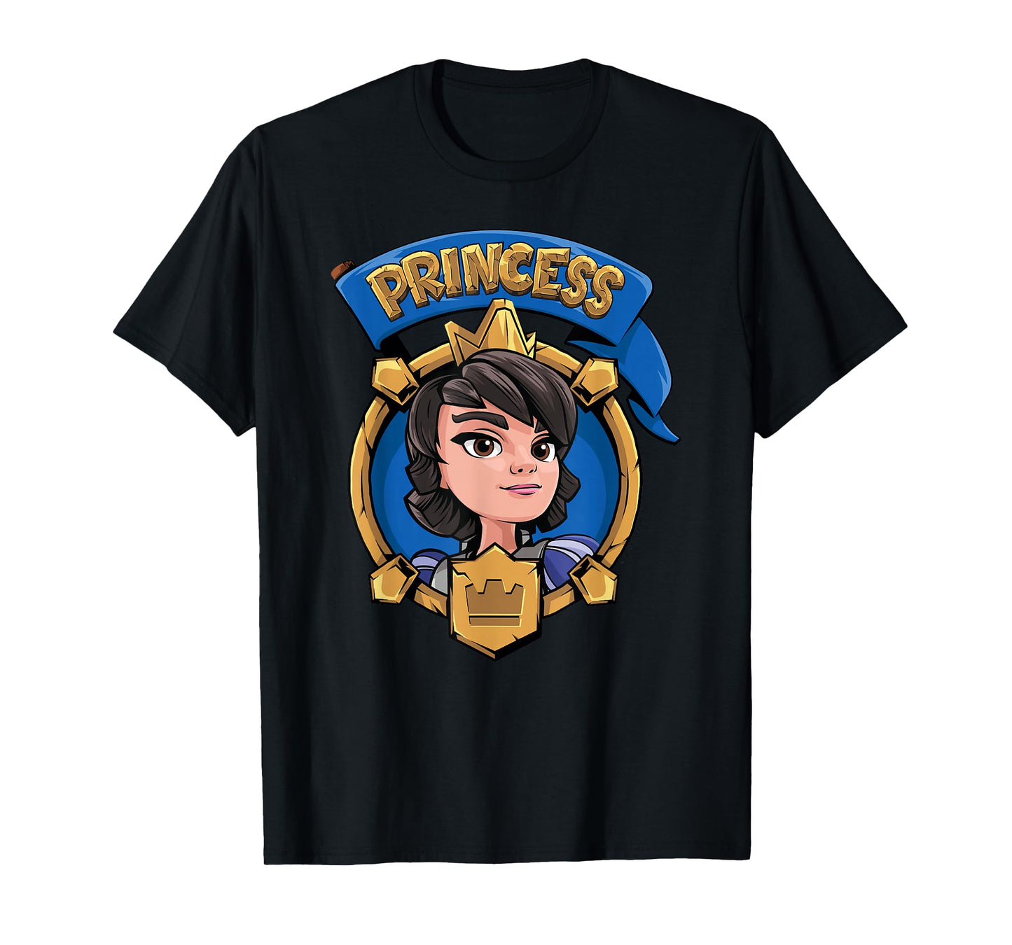Clash Royale Princess Face Retro Portrait T-Shirt