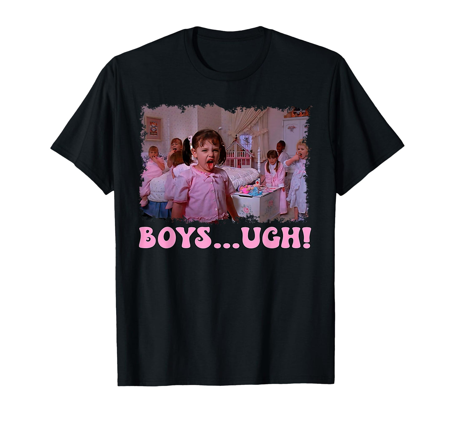 Boys Ugh Funny Girl Anti Valentine Graphic T-Shirt