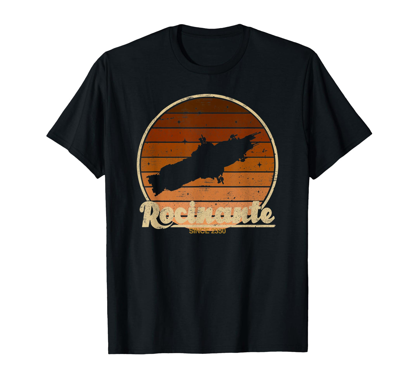 Vintage Retro The Rocinante Orange The Expanse T-Shirt
