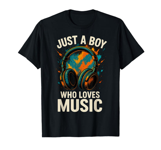 Just a Boy who Loves Music T-Shirt