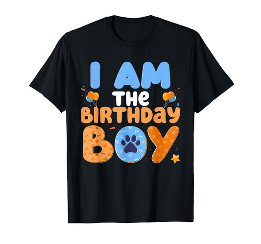 I'm The Birthday Boy Dog Lover Family Matching T-Shirt