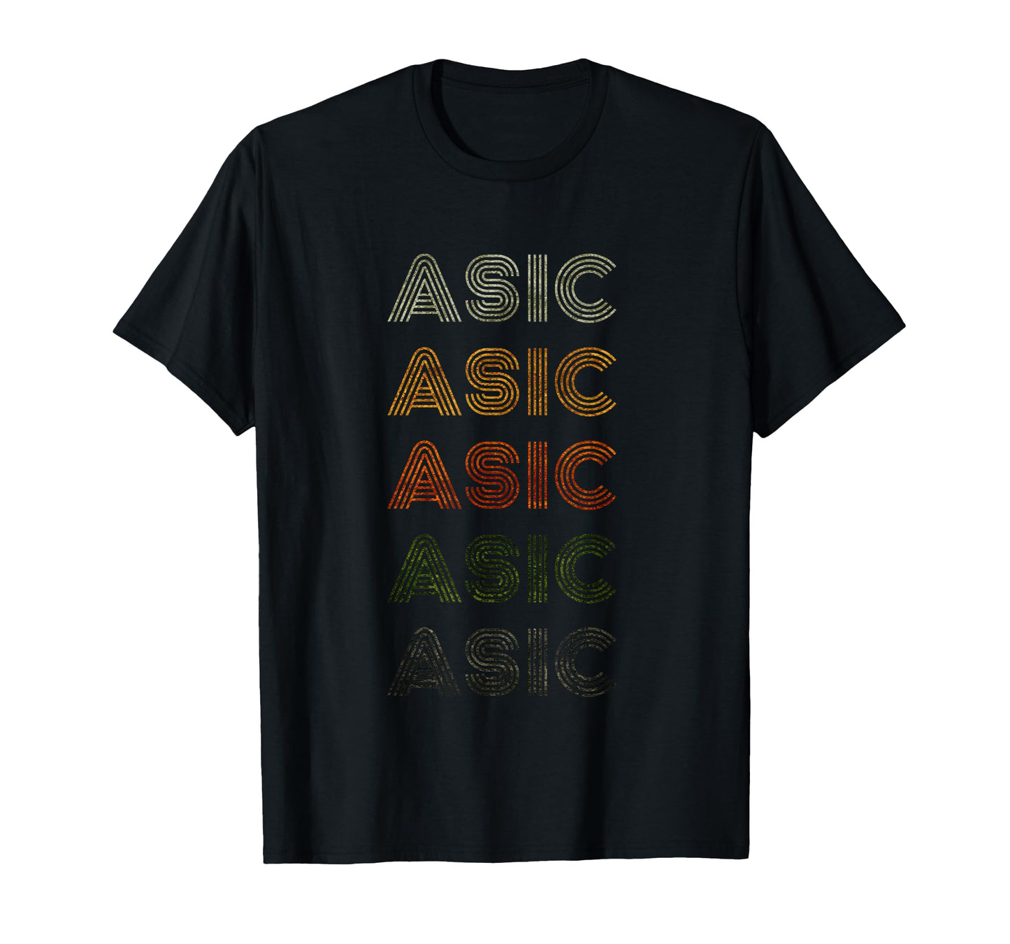 Love Heart Asic Tee Grunge Vintage Style Black Asic T-Shirt