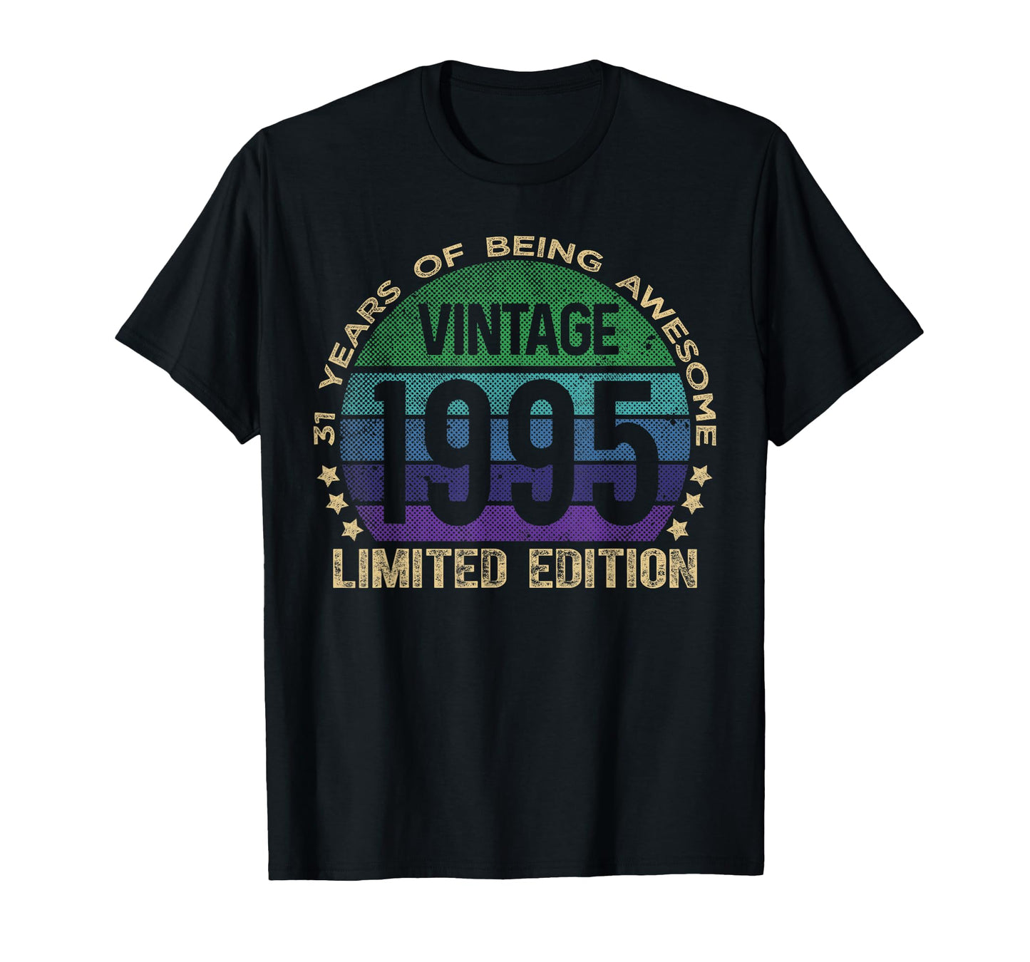 31 Year Old Gifts Vintage 1995 Limited Edition 31st Birthday T-Shirt