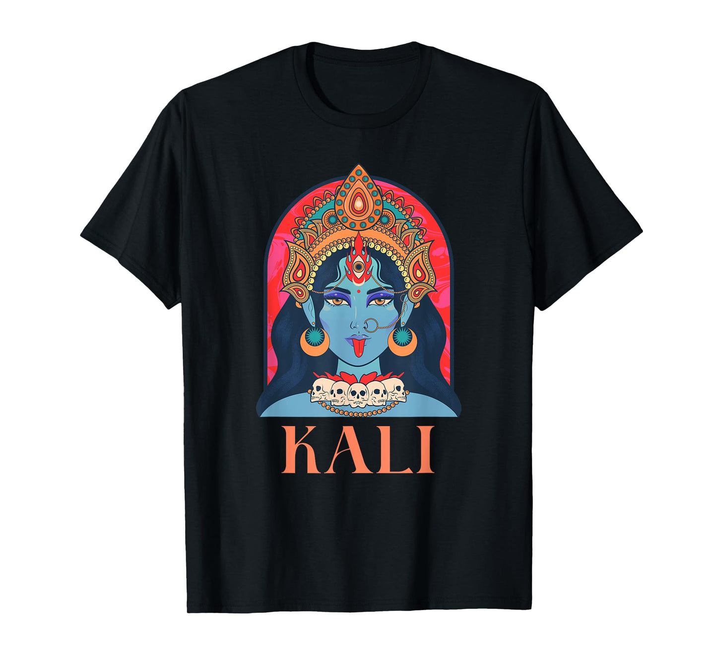 Kali Goddess Indian Deity, India Hindu Yoga T-Shirt