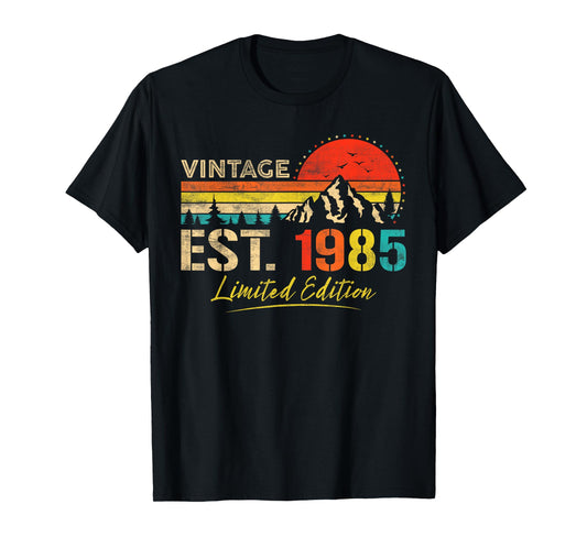 Vintage Est 1985 Limited Edition Classic 1985 Men and Women T-Shirt