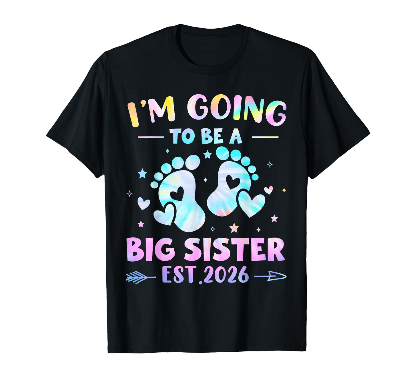 Soon to Be Big Sis Finally Going to Be Big Sister Est 2026 T-Shirt
