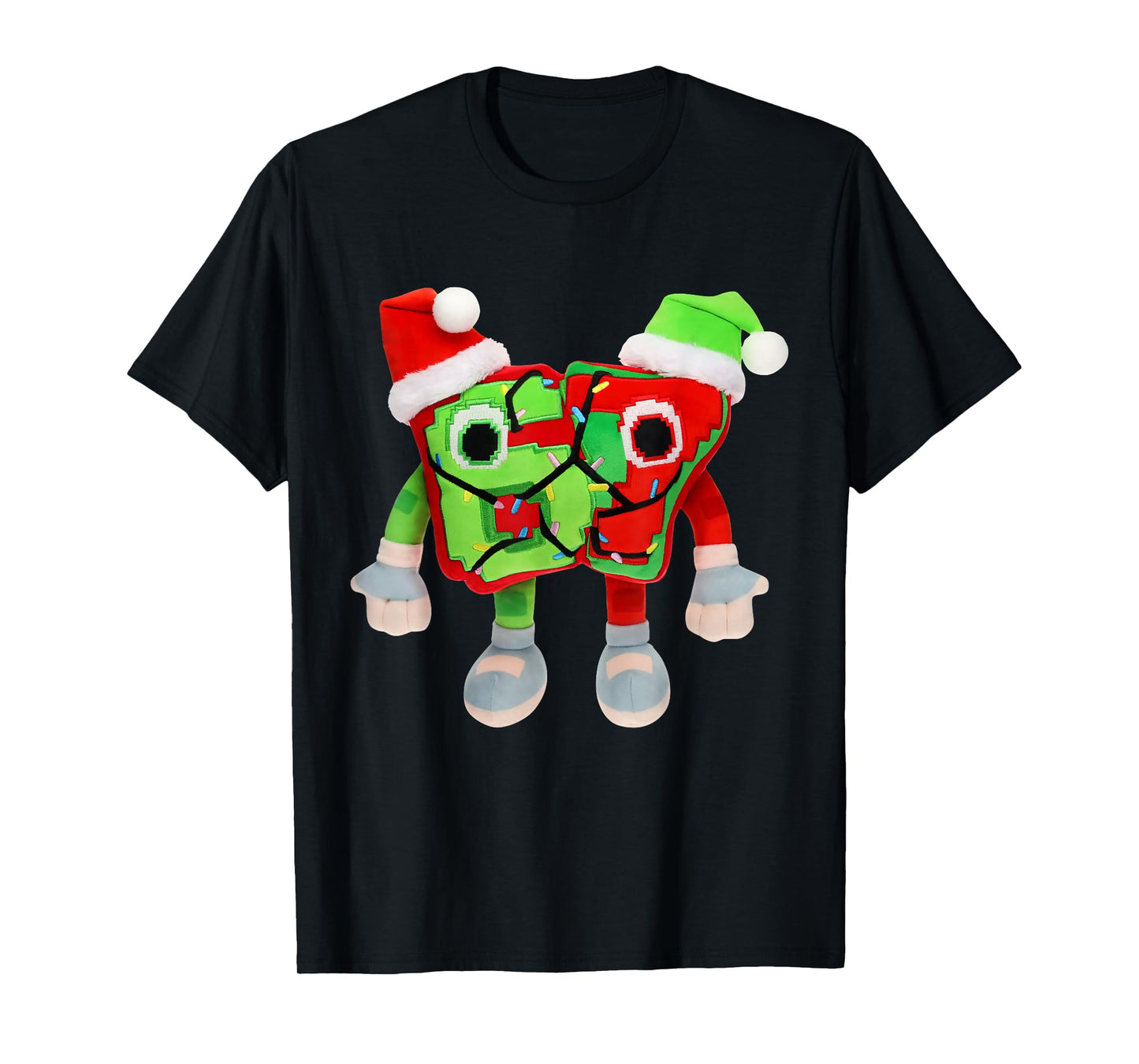 Festive 67 Plush Six Seven 6-7 Brainrot for Boys Kids Teen T-Shirt