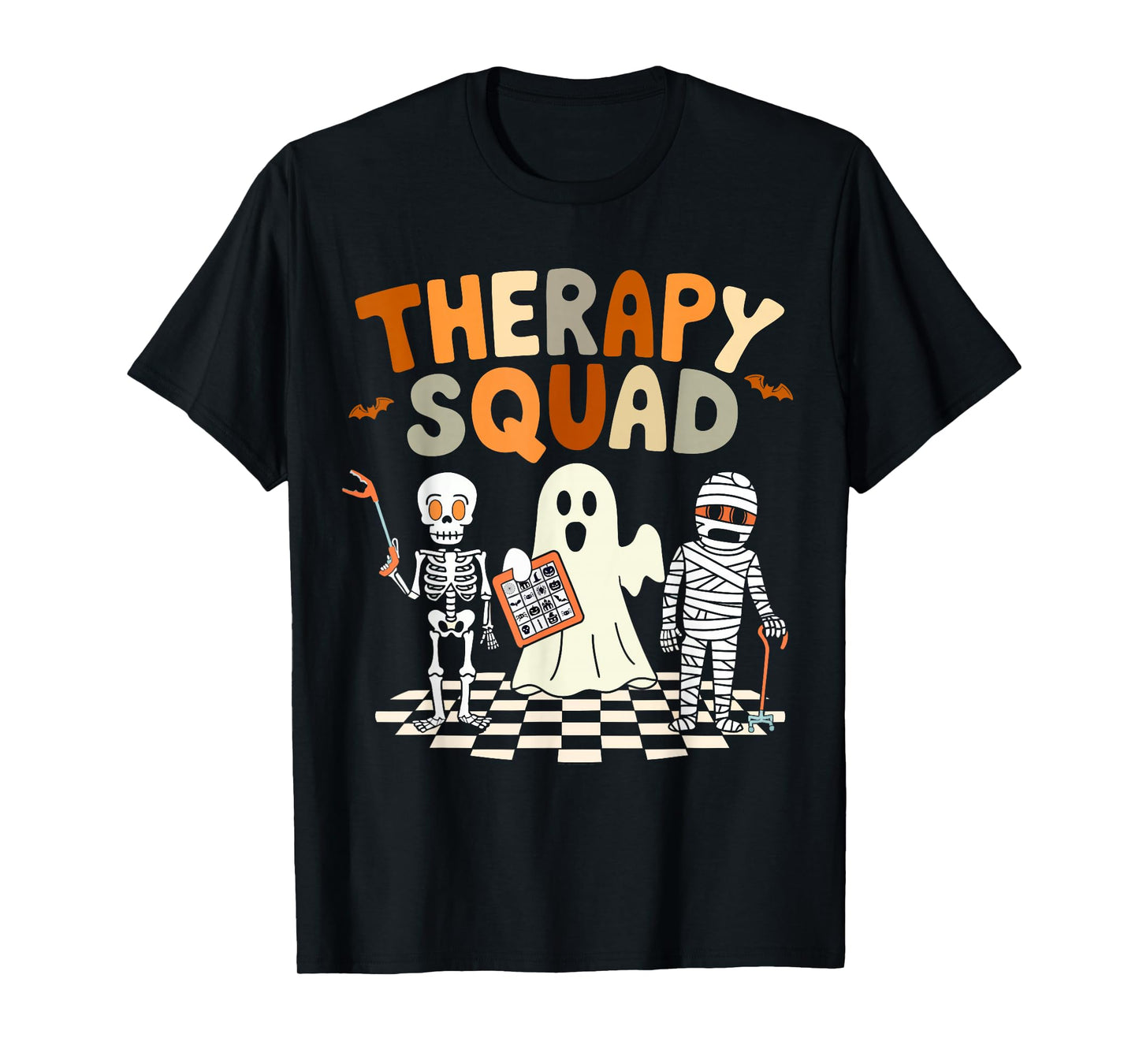 Funny Therapy Squad Retro OT PT Team Cute Halloween Physical T-Shirt