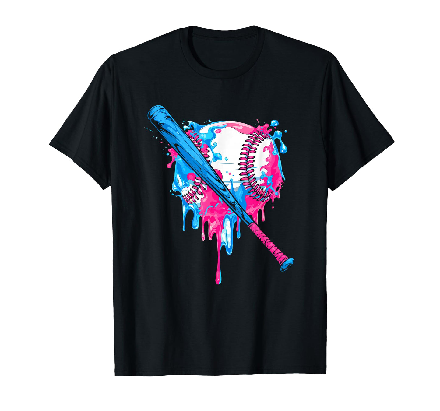 Respect The Drip Boys Ice Cream Drip Youth Baseball Drip T-Shirt