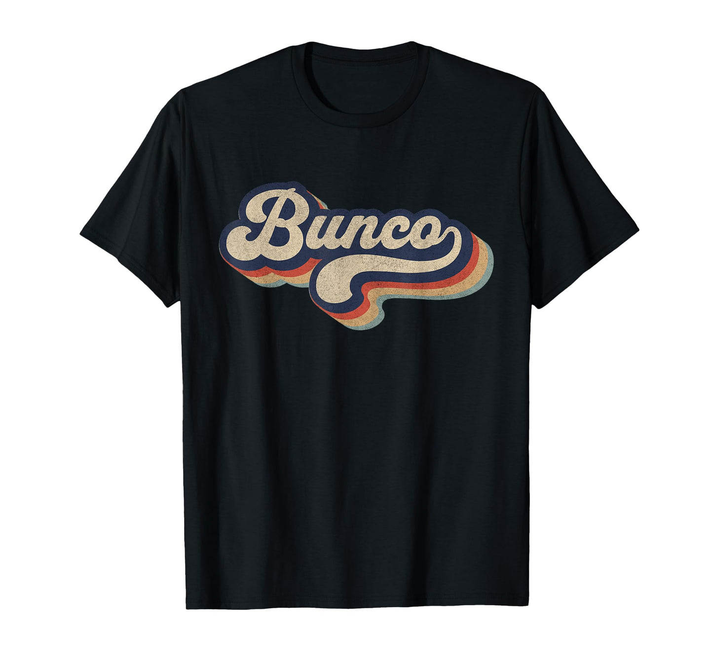 Brunco Vintage Bunco Dice Game Mens Womens T-Shirt
