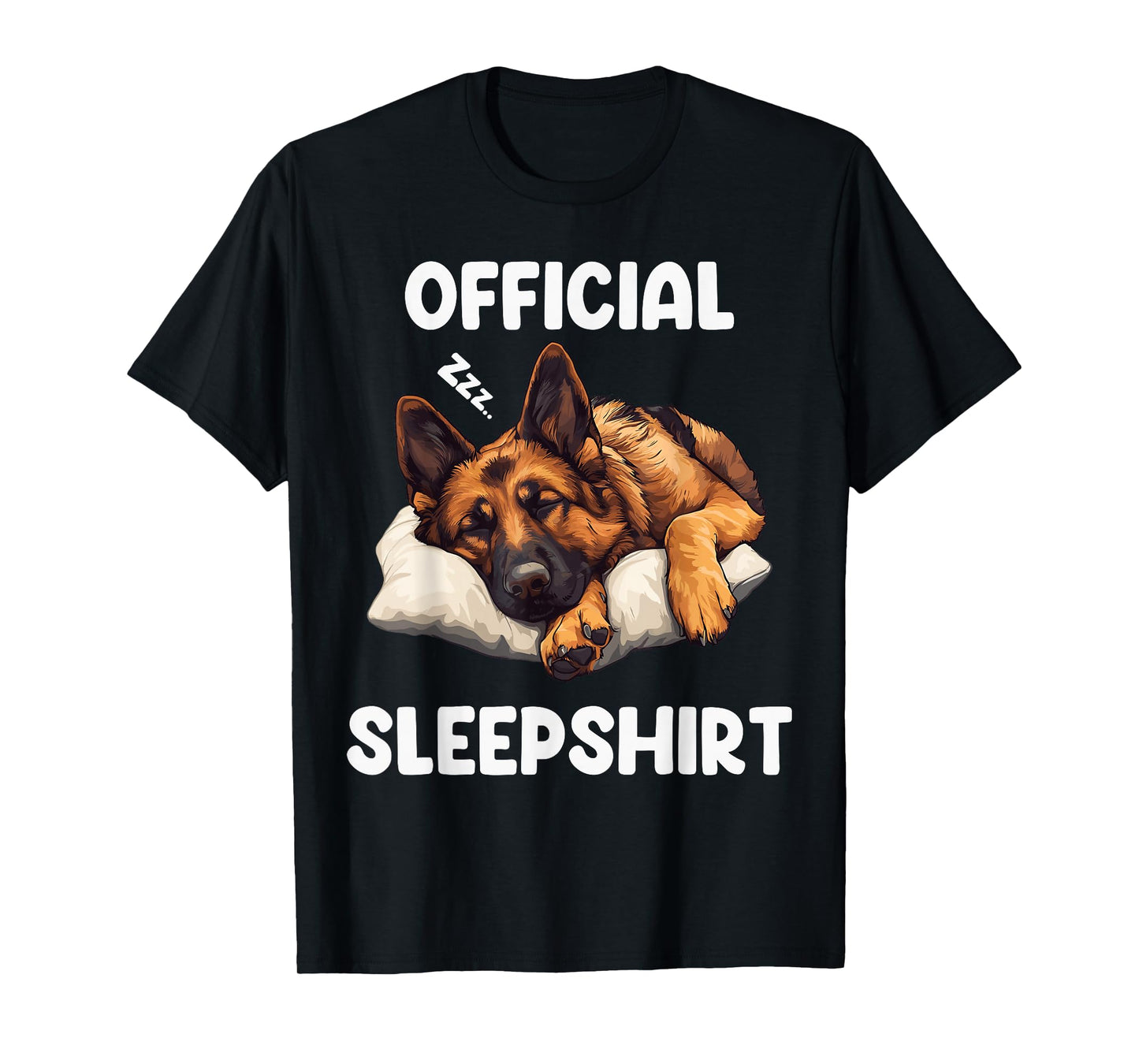 Official German Shepherd Sleepshirt Dog Lover pajamas T-Shirt