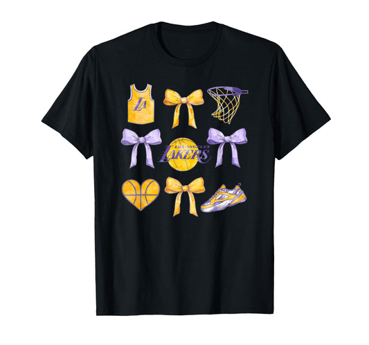 NBA Los Angeles Lakers Bow Grid T-Shirt