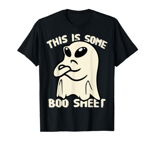 Resident Ghost Alien Eyes This is Some Boo Sheet Bullshit T-Shirt