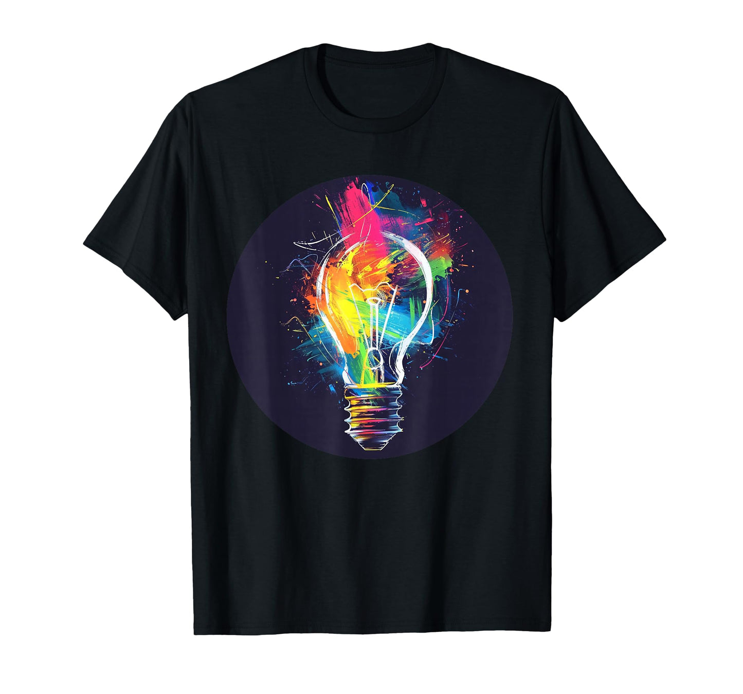 Cool multicolor Light Bulb Costume for Boys and Girls T-Shirt