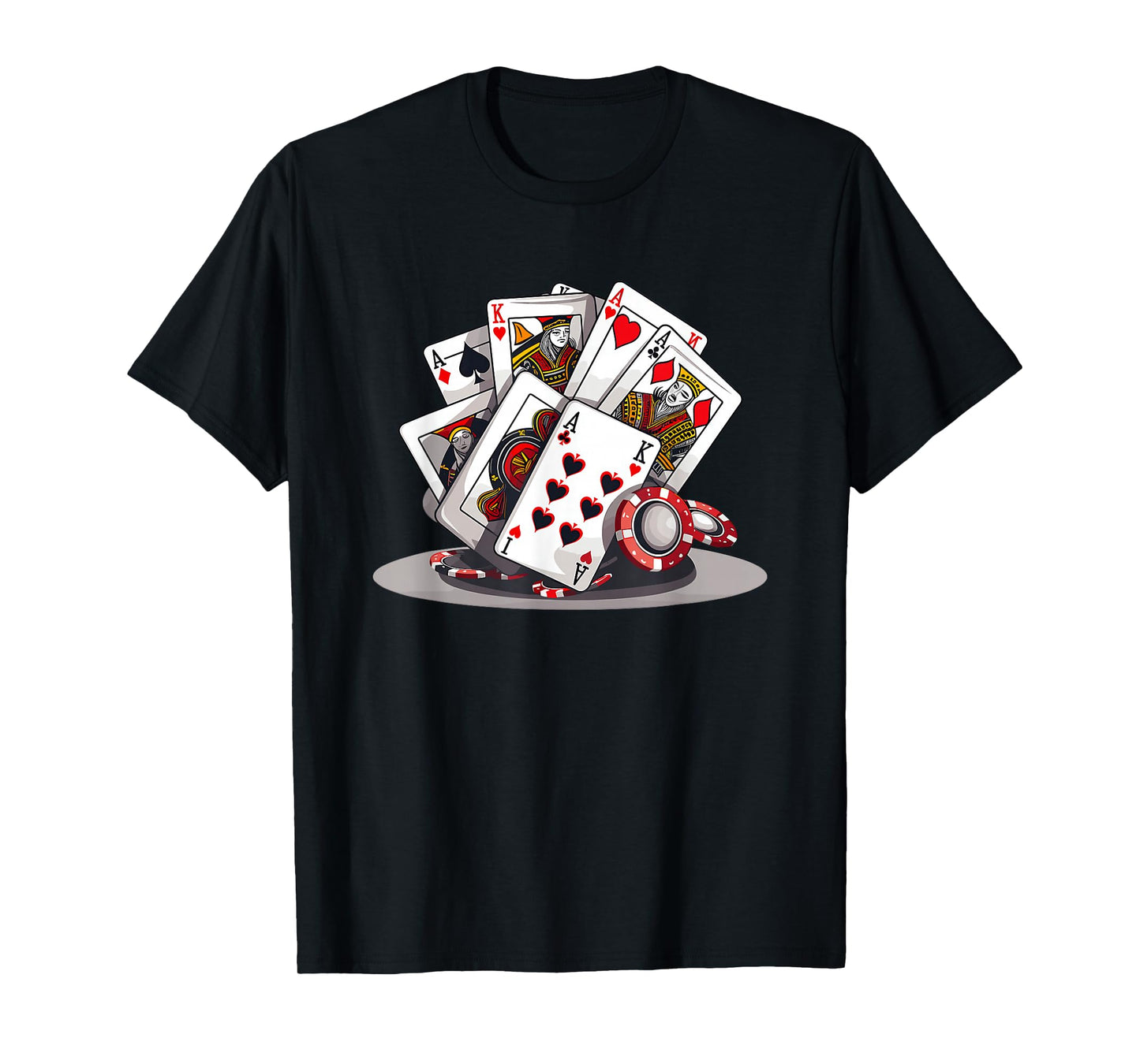 Funny Poker Card Player Casino Gambler Poker T-Shirt