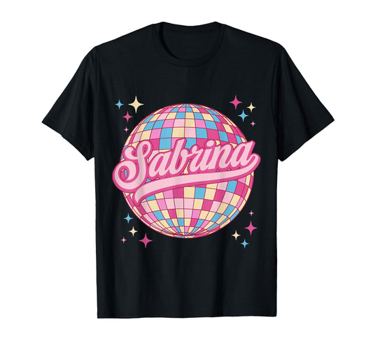 Retro Sabrina Name Personalized I Love Sabrina Birthday Girl T-Shirt
