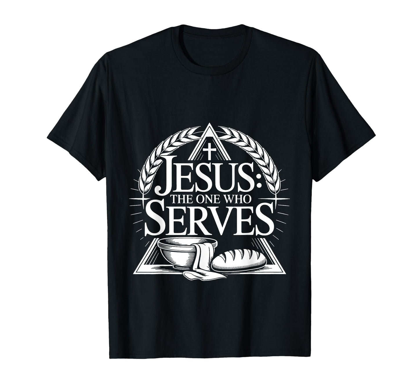 Jesus The One Who Serves Religious Pickleball - T-Shirt