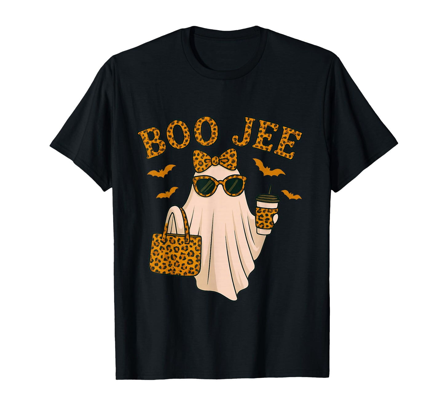 Boo JEE Ghost Shirt Halloween Women Girls Boojee Halloween T-Shirt