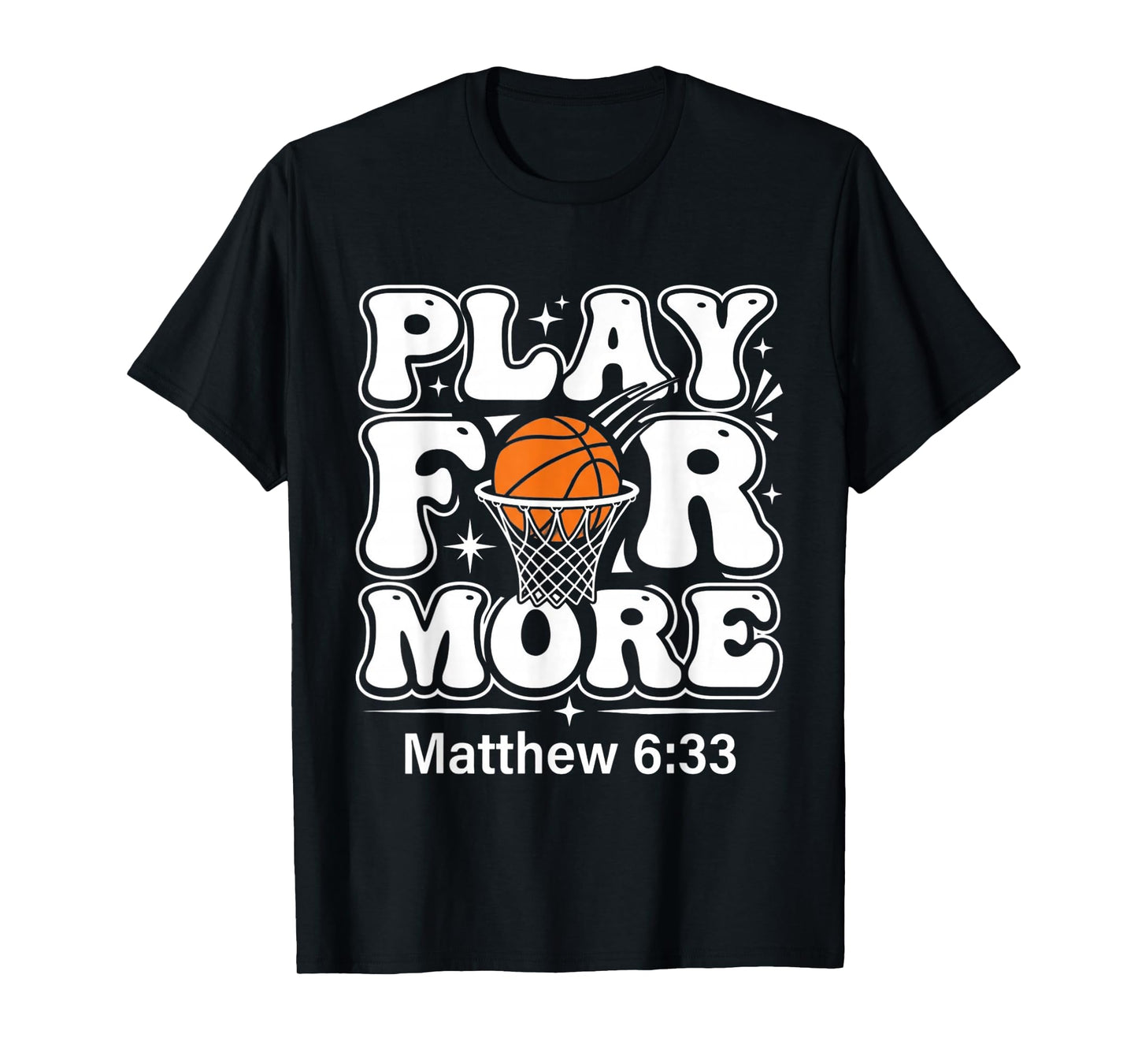 Christian Basketball Jesus Bible Verse Basketball Mom Game T-Shirt