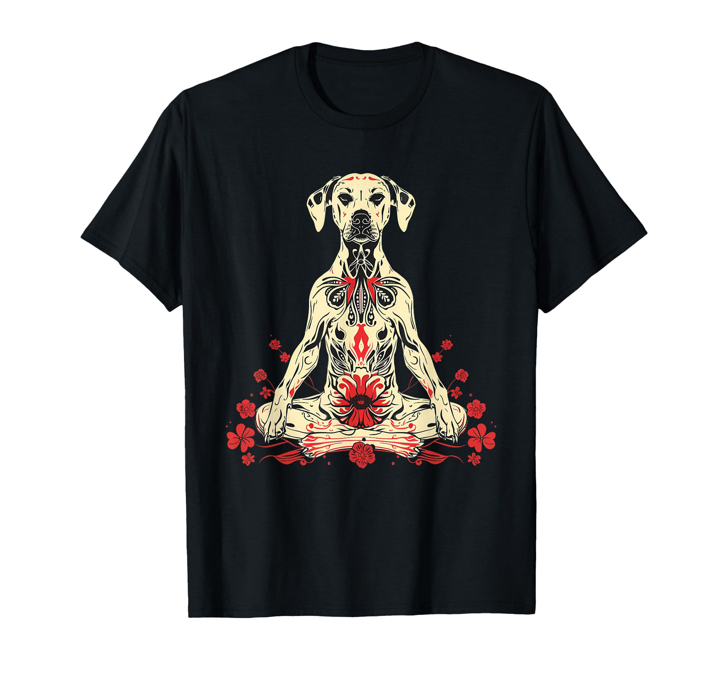 Dog Buddha Meditation Spiritual Yoga Buddhist Spirituality T-Shirt for Men Women Kids
