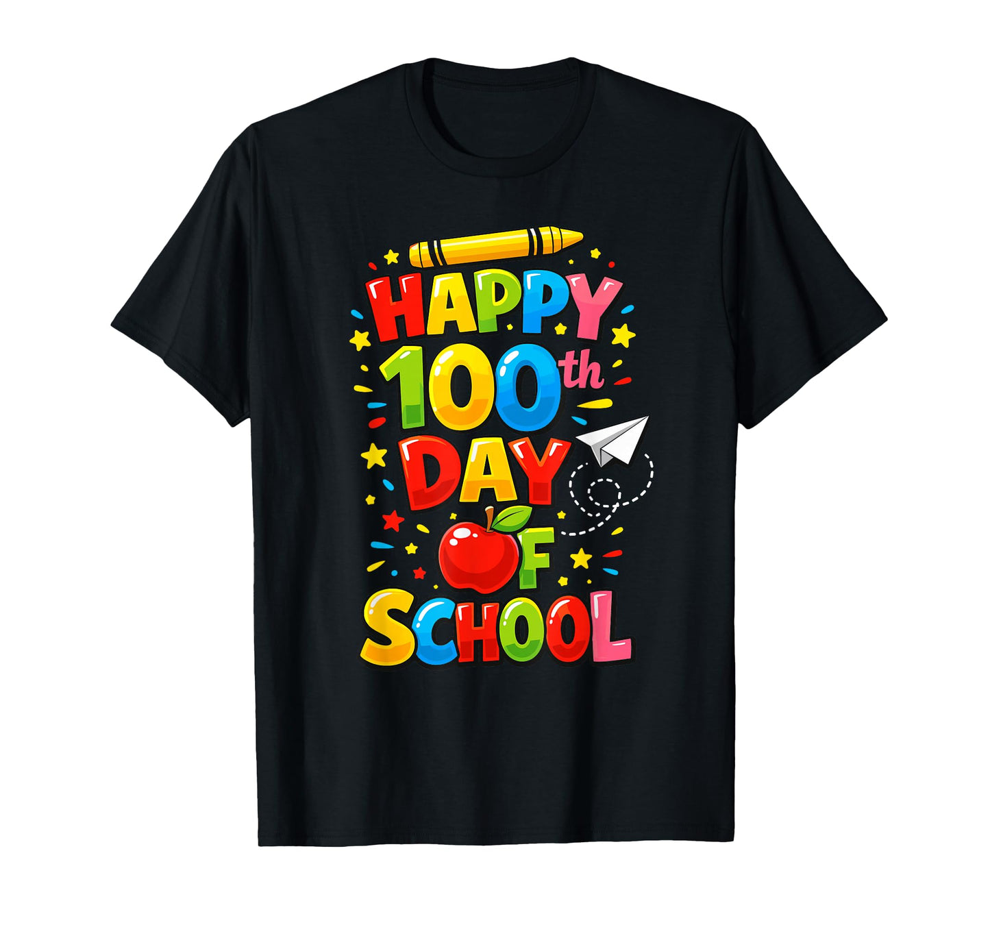 100th Day of School Happy 100 Days T-Shirt