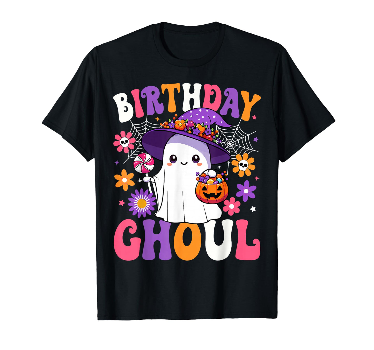 Birthday Ghoul Anniversary Funny Halloween Birthday Ghost T-Shirt